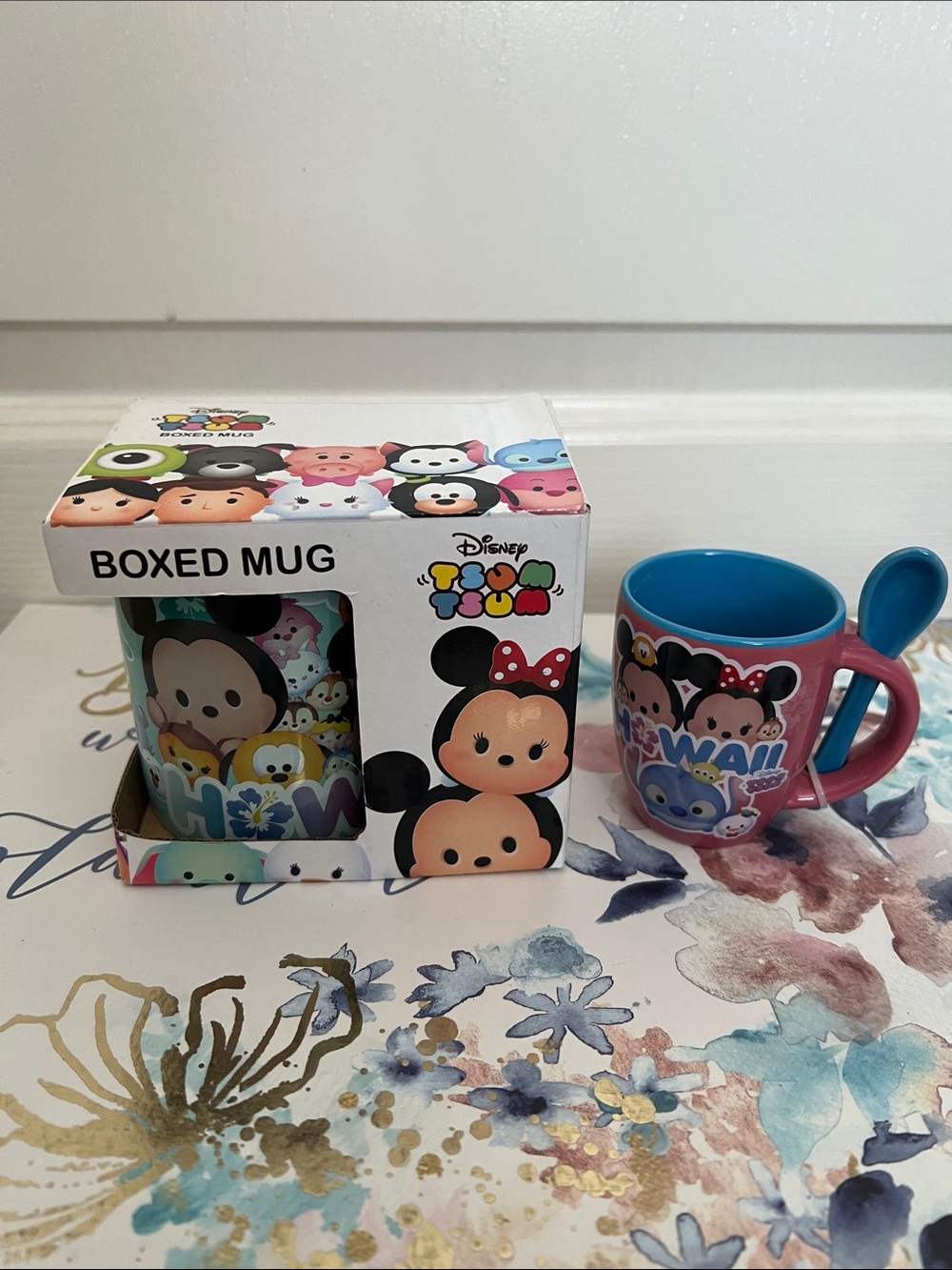 Disney Tsum Tsum Mug & Hawaii Edition Espresso Cup Set